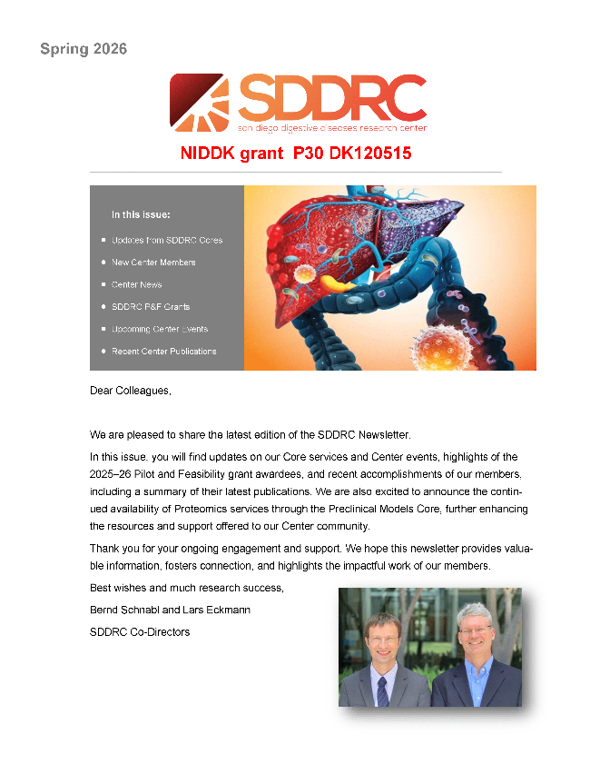 Spring 2026 Newsletter Cover